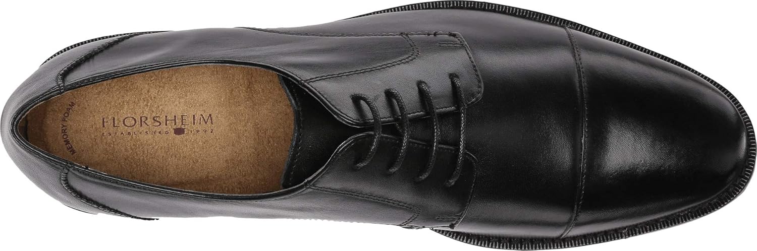 Мужские оксфорды Florsheim Montinaro с носком-капиной, черный — фото 3