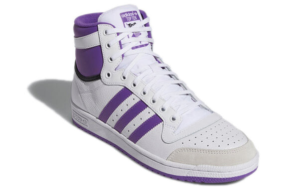 Кроссовки топ десятка высокие Adidas, белый — фото 3