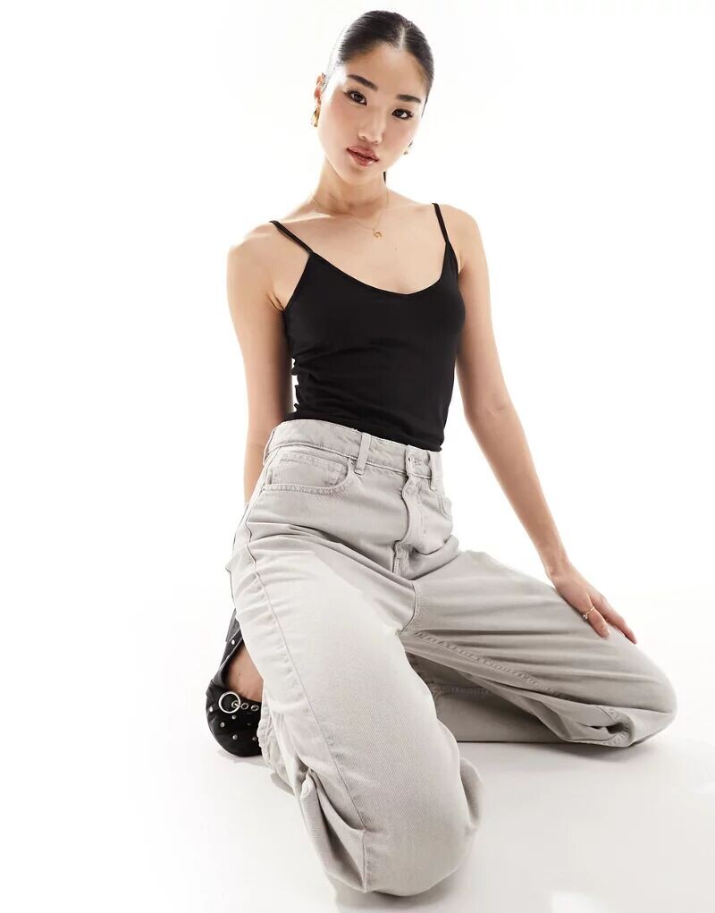 

Vero Moda – мягкая удлиненная кофточка черного цвета, Серый, Vero Moda – мягкая удлиненная кофточка черного цвета