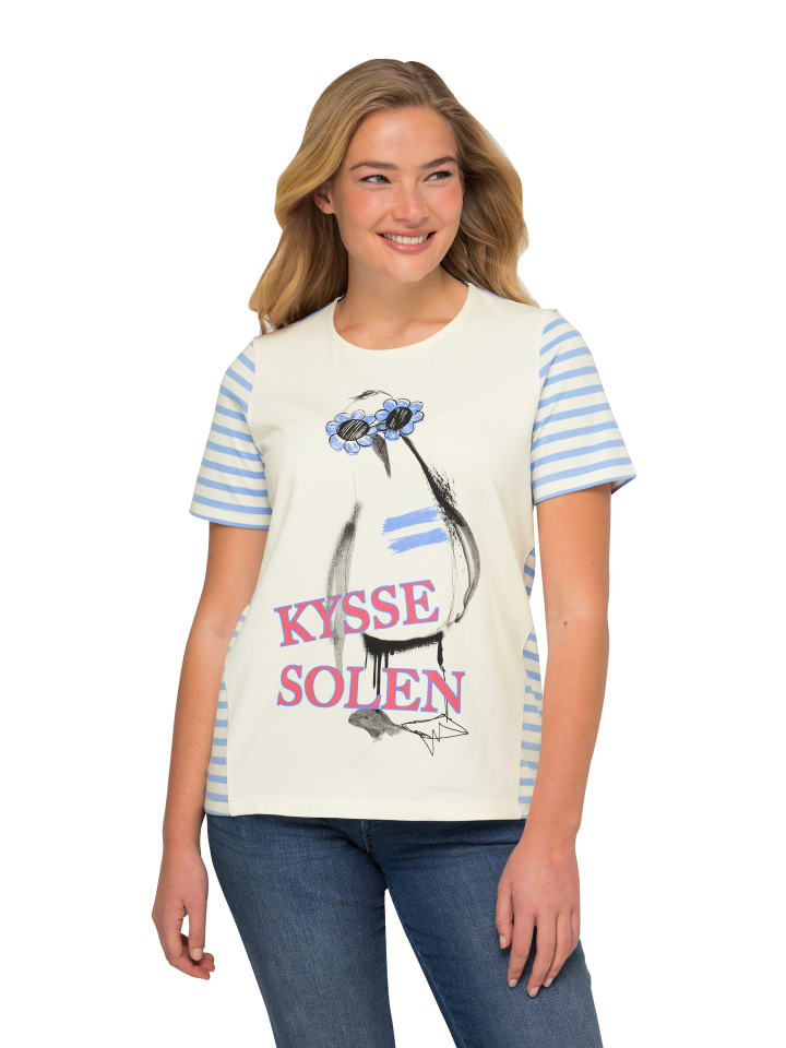 

LAURASØN Футболка небесно-голубого цвета, Синий, LAURASØN Футболка небесно-голубого цвета