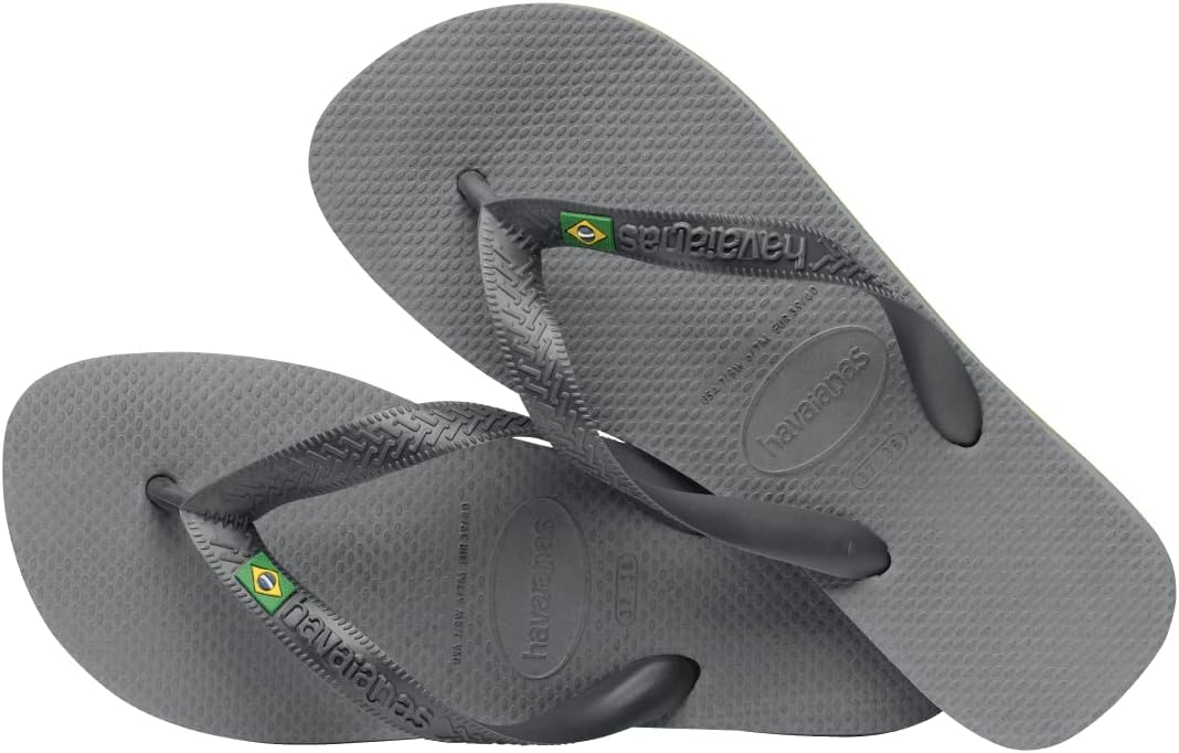 Мужские вьетнамки Havaianas Brazil, серый — фото 4