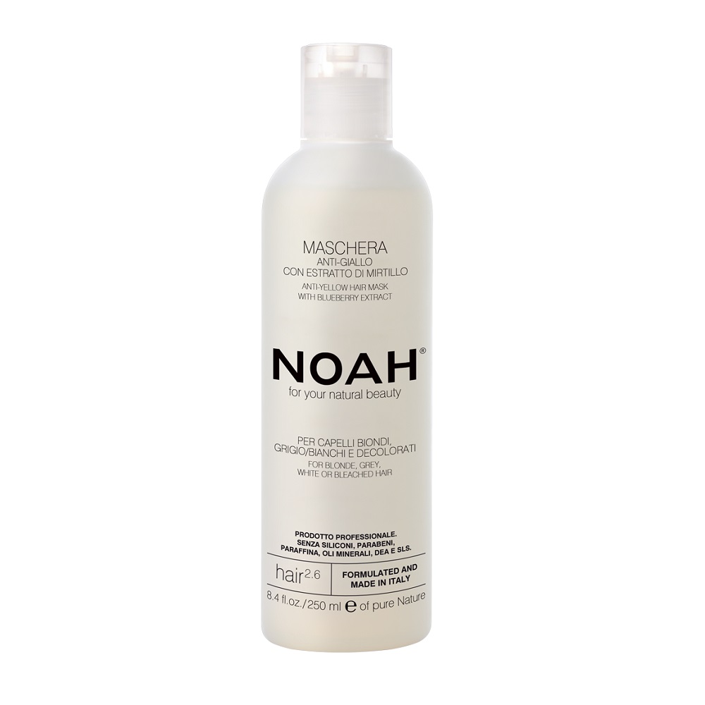 

Маска для волос, нейтрализующая желтизну 2 6 anti-yellow hair mask Noah, 250 мл