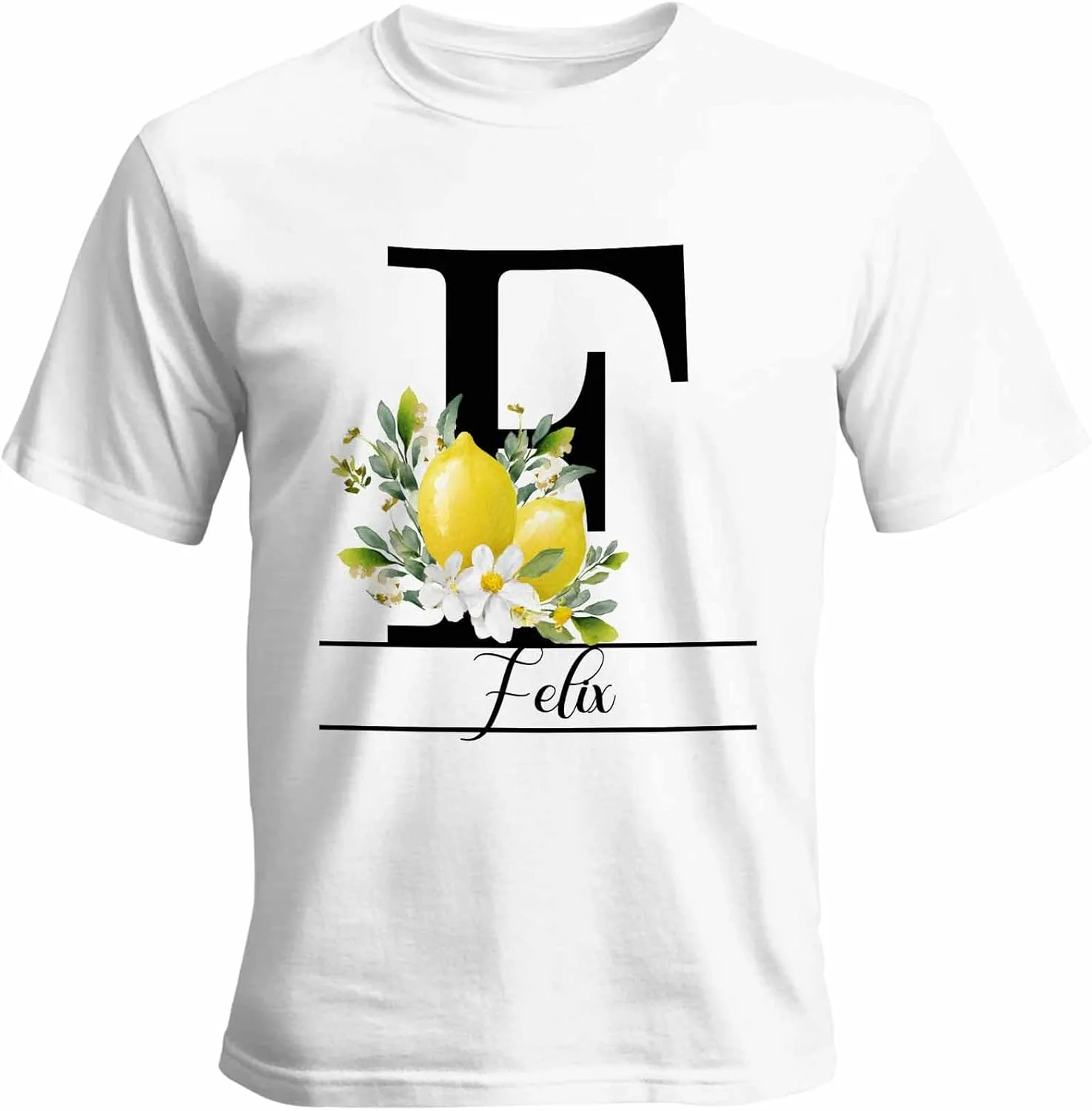 

Футболка с именем или текстом Unisex Cotton Round Neck Vaxbryntel