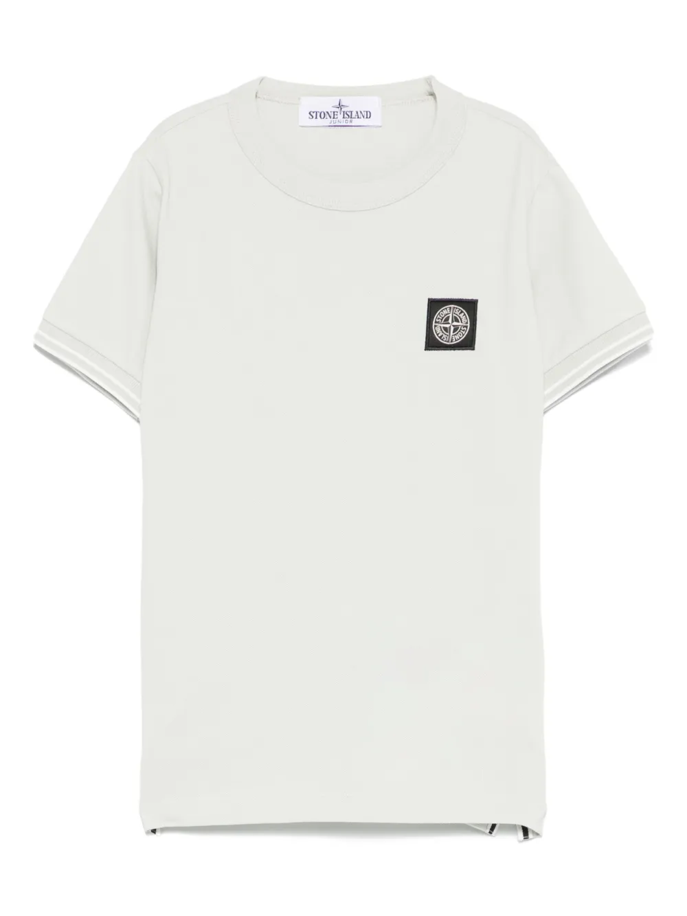 

Футболка с нашивкой Compass Stone Island Junior, серый