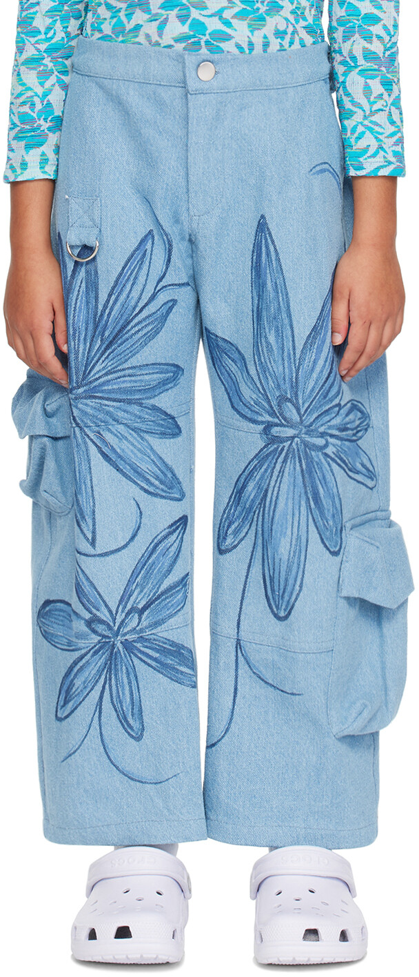 

Эксклюзивные детские джинсы SSENSE Blue Lawn Collina Strada