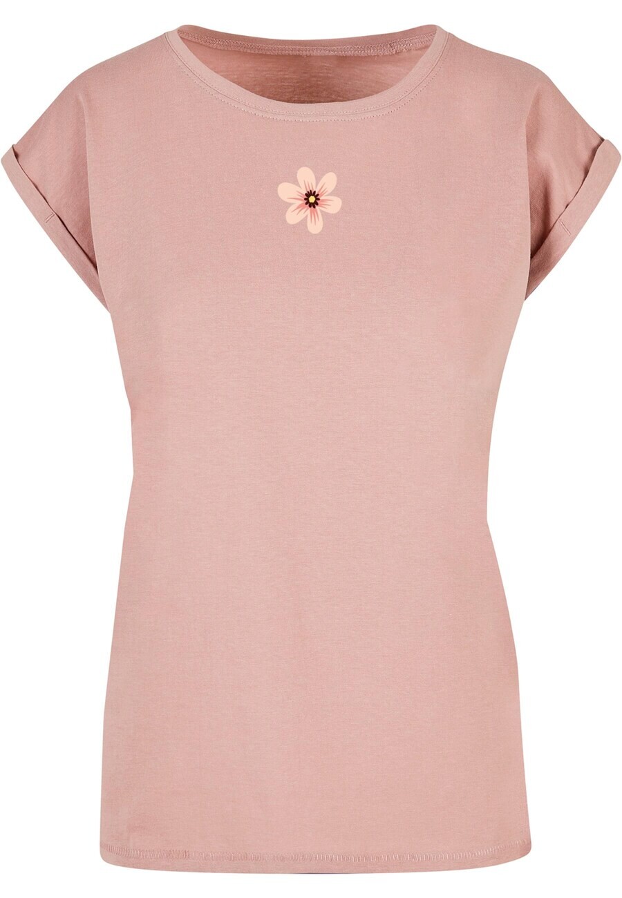 

Футболка Merchcode Shirt Spring - Grow through, цвет rose/dusky pink