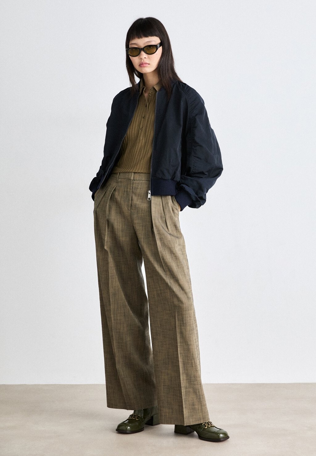 

Куртка-бомбер PABOM BOSS, темно-синий