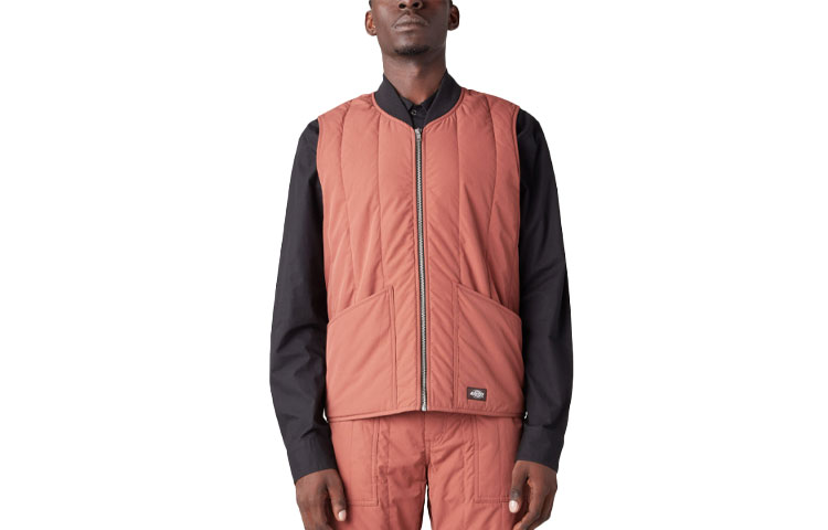 

Премиум коллекция Стеганый жилет Мужской Персиковый Dickies, Оранжевый, Премиум коллекция Стеганый жилет Мужской Персиковый Dickies