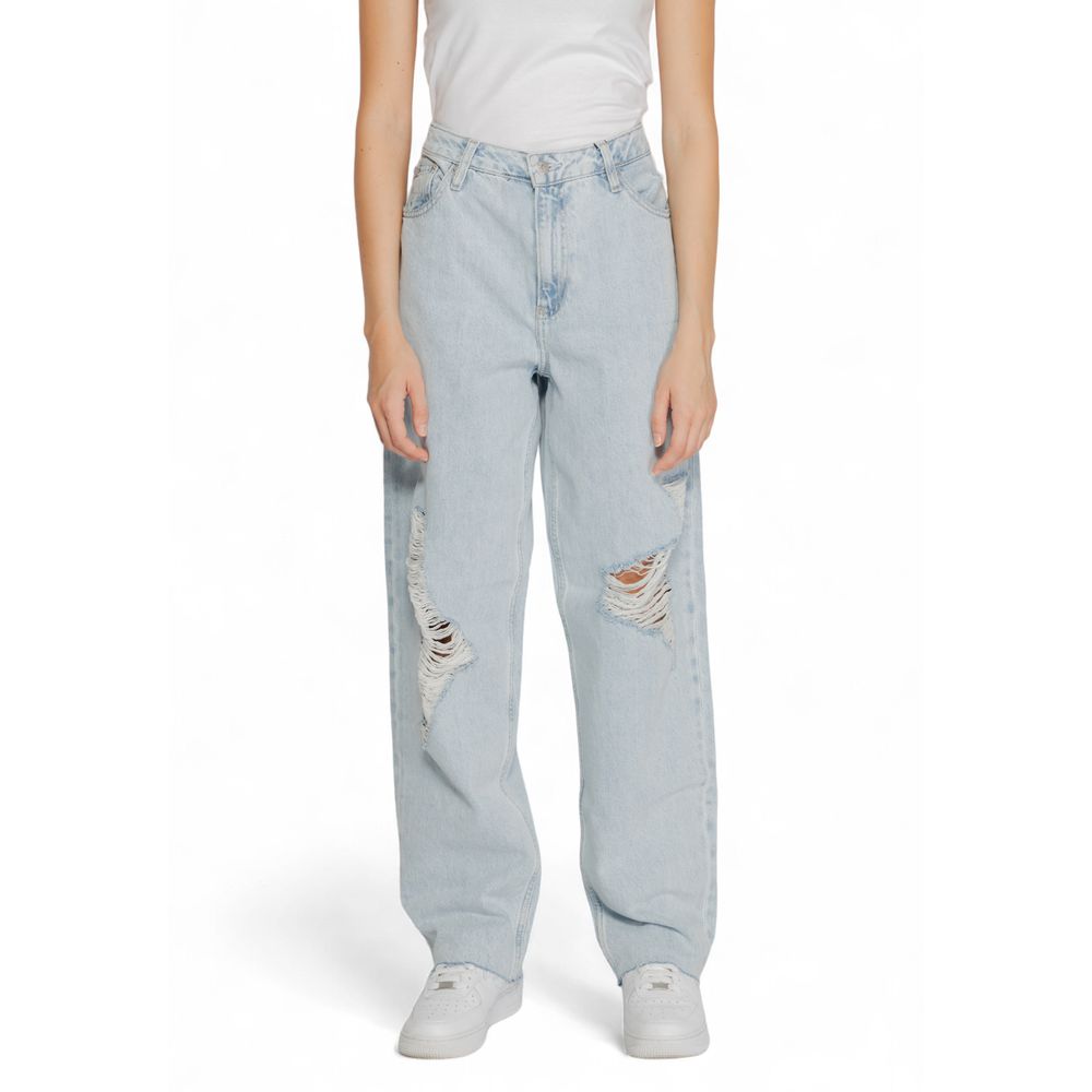 

Джинсы и брюки из светло-голубого хлопка Calvin Klein Jeans