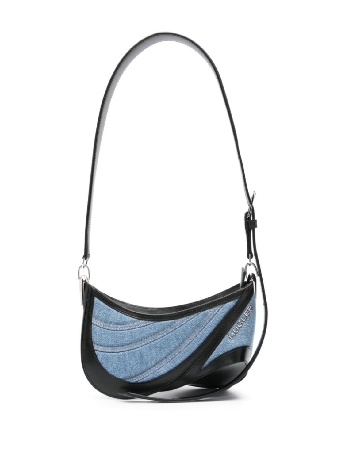 

Mugler сумка на плечо Spiral Curve 01, синий