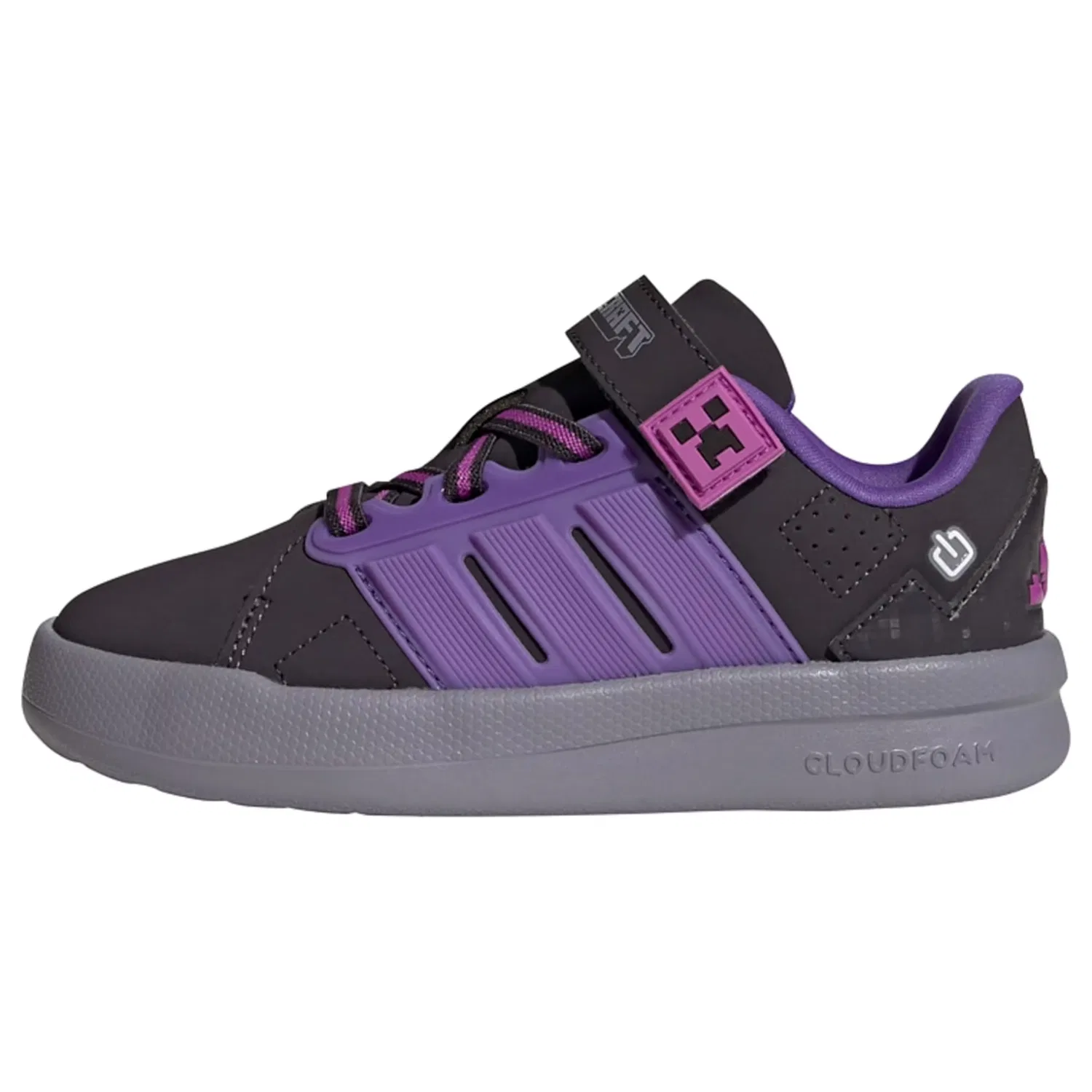 Кроссовки Adidas Sportswear Minecraft Lightorama Court черного цвета