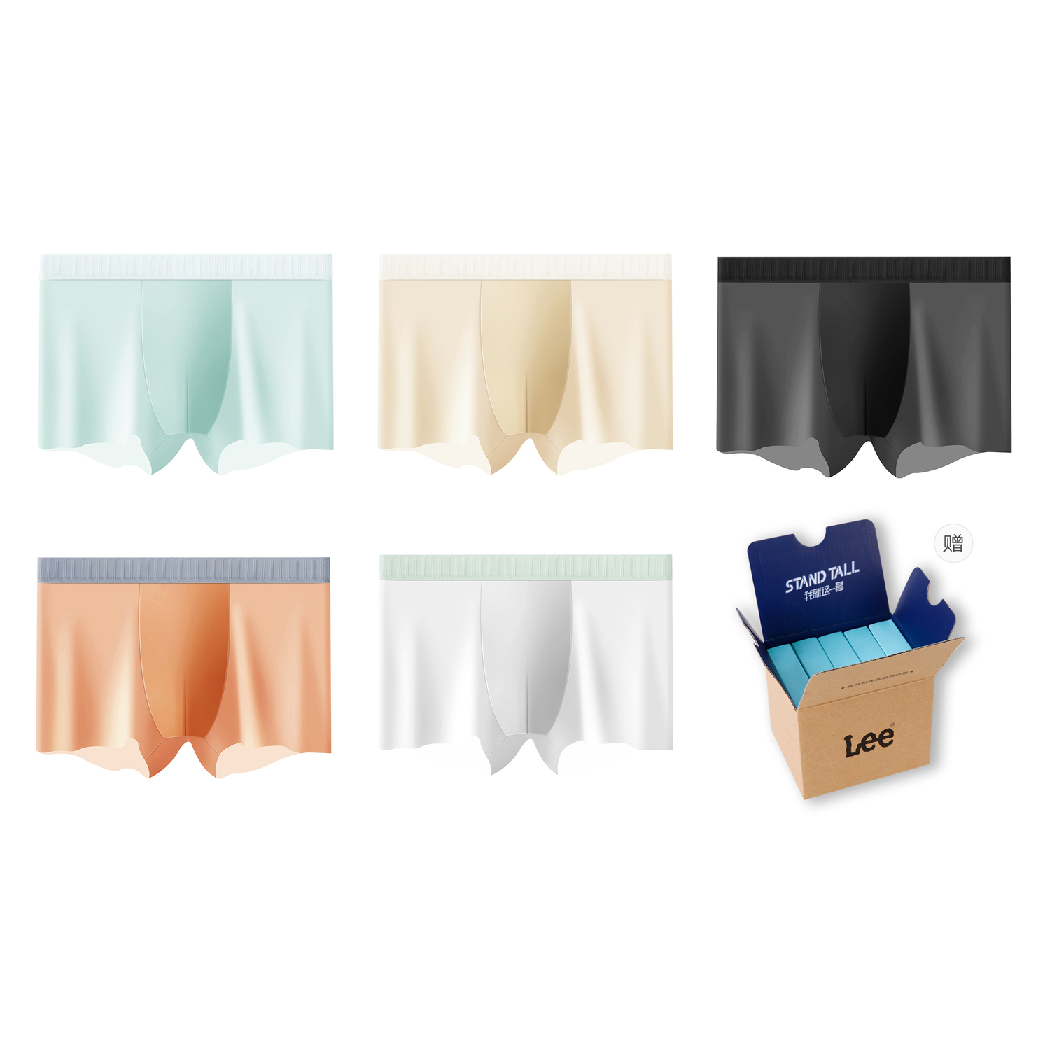 

Мужские трусы-боксеры Lee, оранжевый