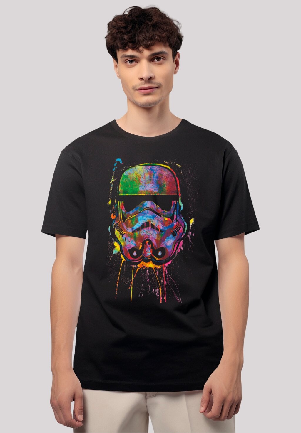 

Футболка с принтом STAR WARS STORMTROOPER F4NT4STIC, черный