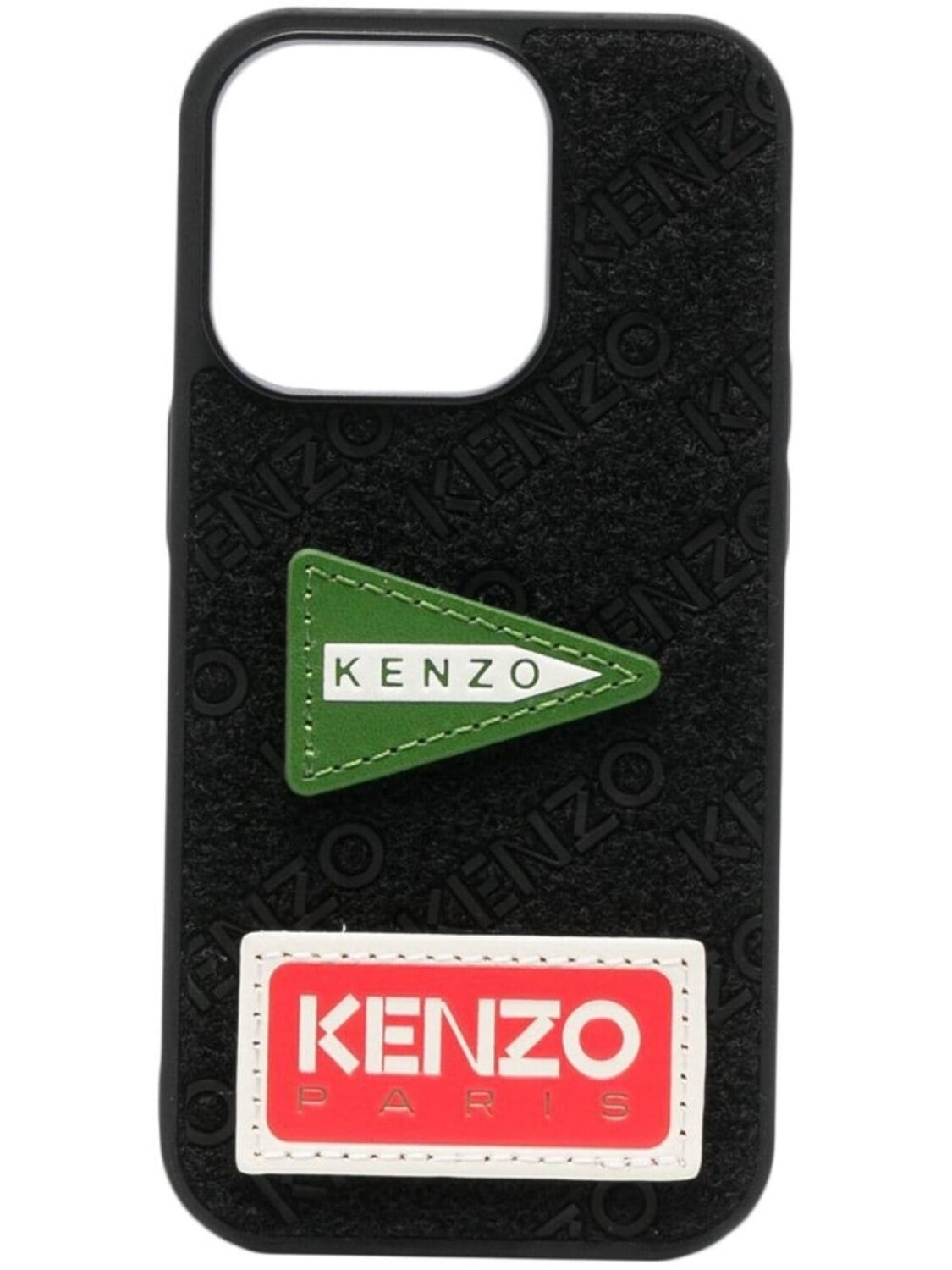 

Kenzo чехол для Phone 14 Pro с нашивкой-логотипом, черный