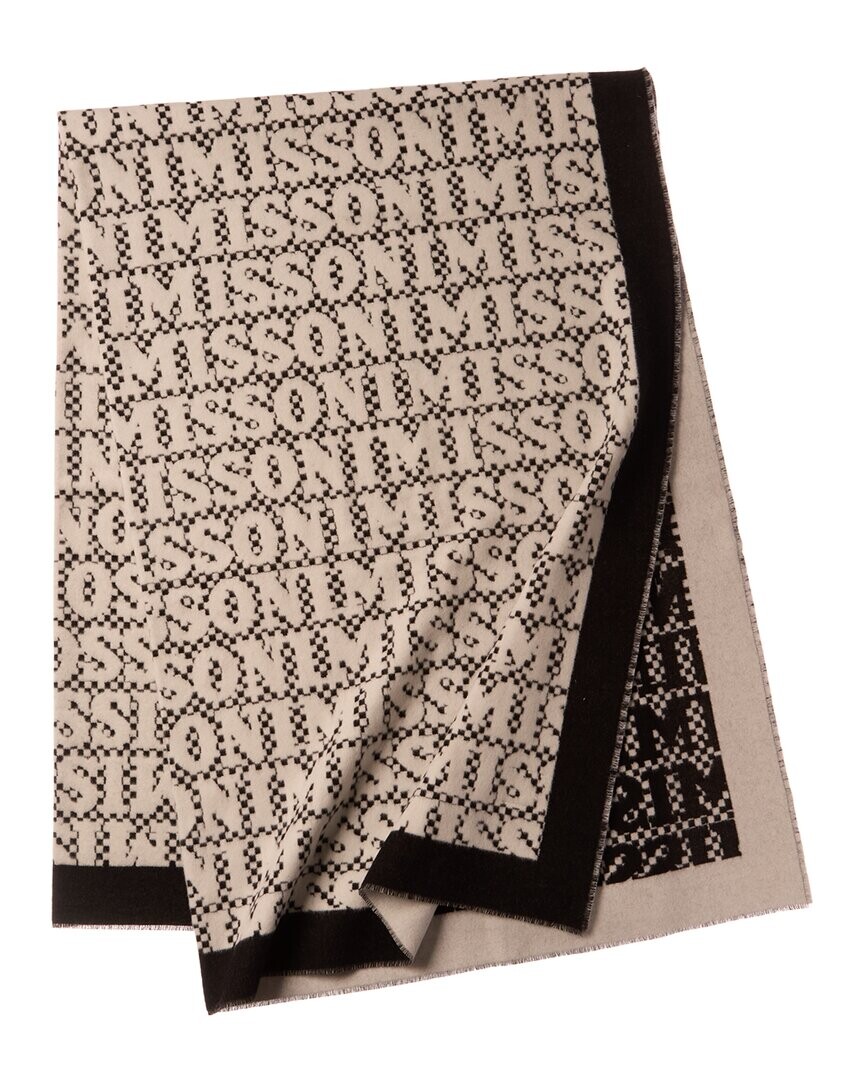 

Плед Missoni Home Logomania, цвет Red