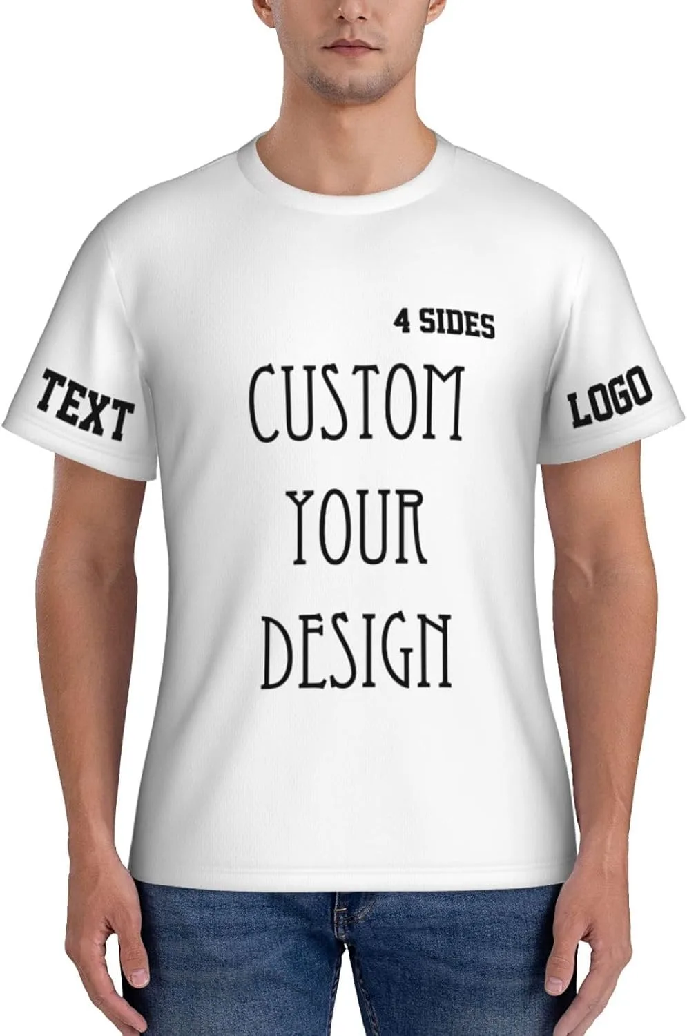 

Футболка Custom T Shirts 4-Side Printable с логотипом