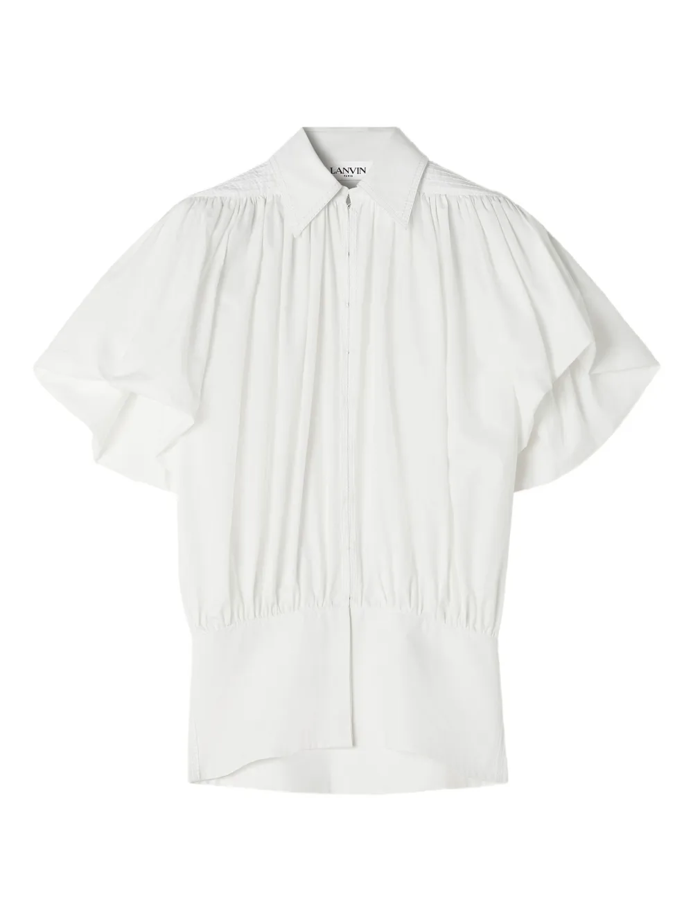 

Блузка с объемными рукавами Lanvin, белый