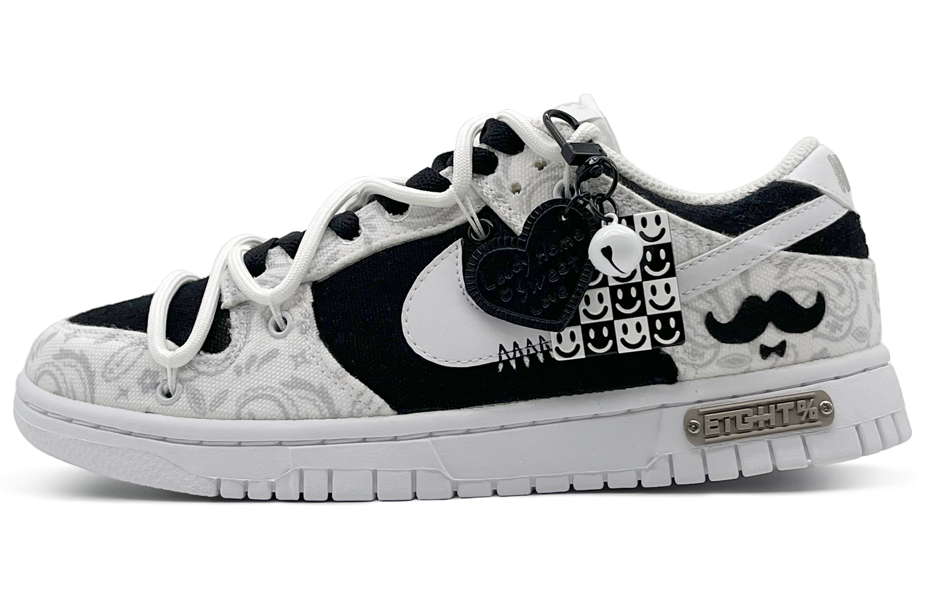 

Кроссовки Nike Dunk Skateboard Shoes Women's Low-Top Black White