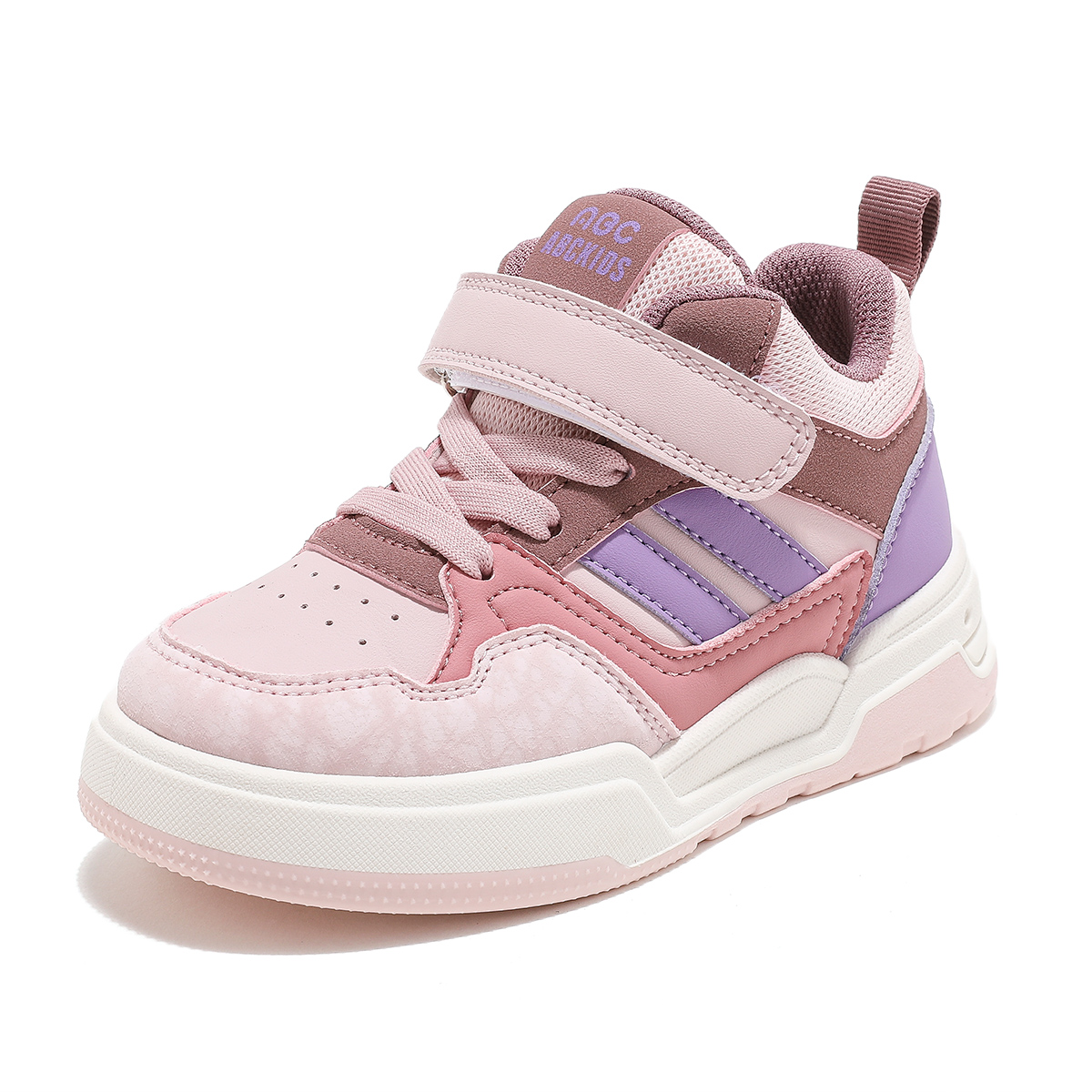 

Скользоустойчивые амортизирующие легкие повседневные детские кроссовки Kids' ABC KIDS, розовый