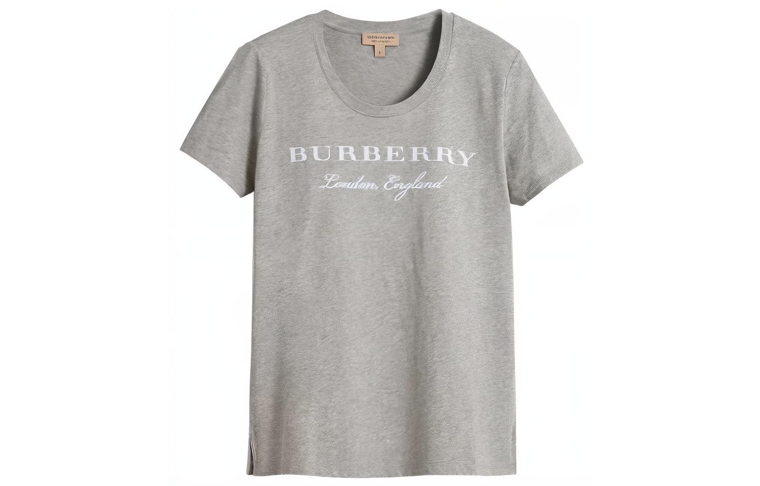 

Футболка женская серая Burberry FW20