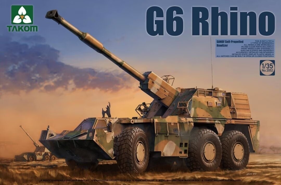 

Таком 2052 SANDF SP Howitzer Rhino 1/35 Inna marka