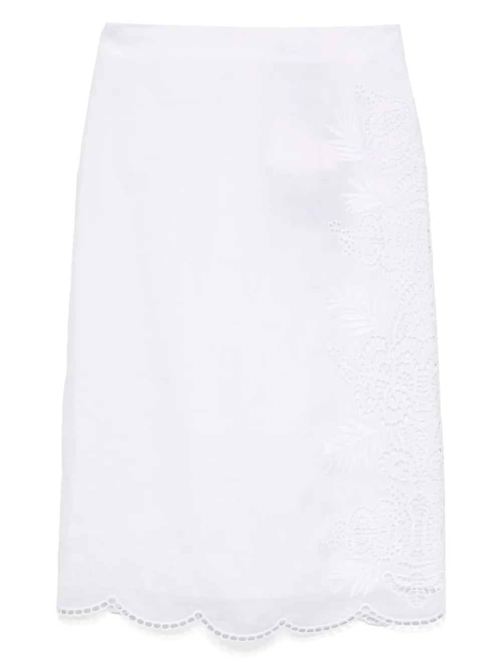 

Юбка миди Fify MAX MARA, белый