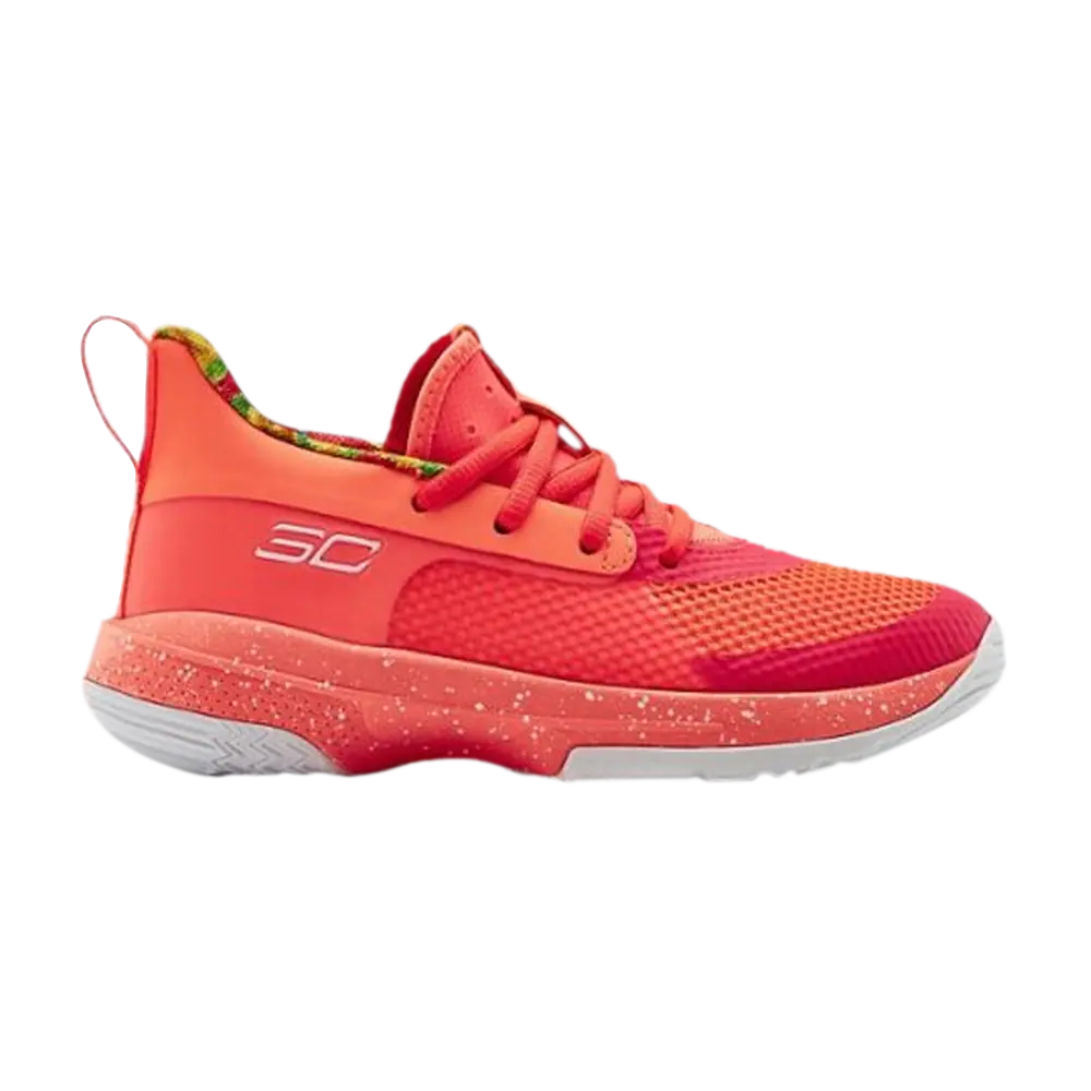 

Кроссовки Sour Patch Kids x Curry 7 PS Under Armour, красный