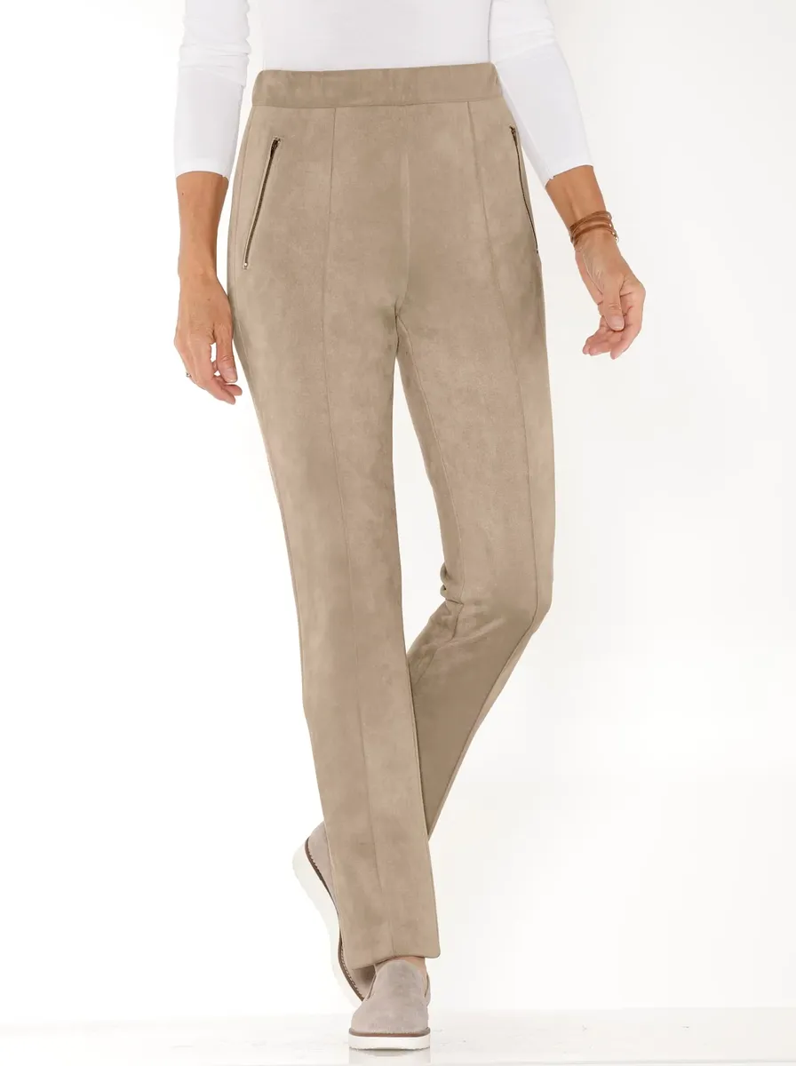 

Брюки без застежки Classic Basics, цвет Sesam