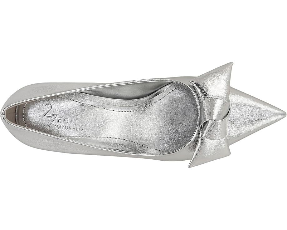 Туфли Naturalizer 27 Edit Emery-Bow, цвет Silver Leather — фото 2