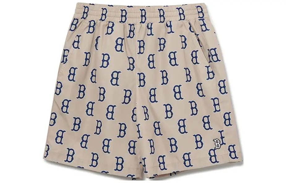 

Бейсбольные шорты Red Sox унисекс светло-бежевые MLB