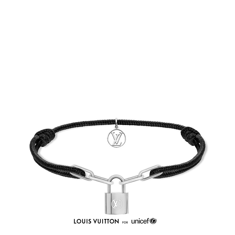 

Серебряный браслет Lockit X Virgil Abloh, натуральный титан Louis Vuitton, черный