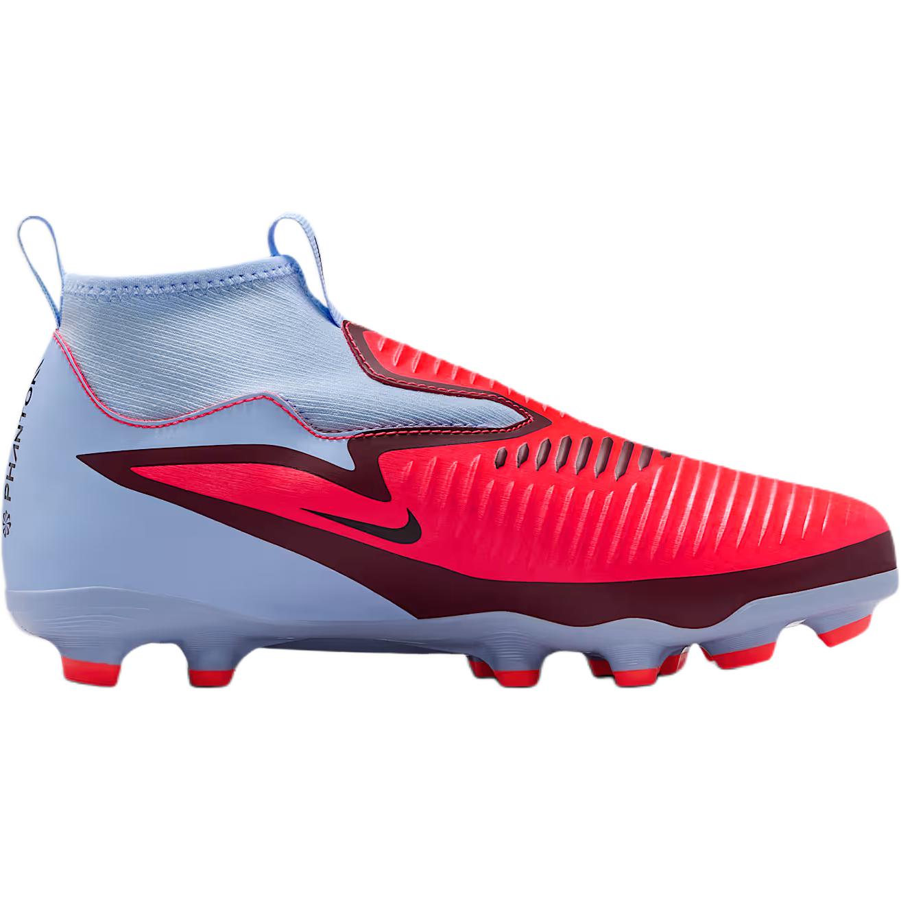 Nike Phantom 6 высокие детские футбольные бутсы red blue для подростков — фото 3