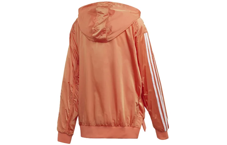 Adidas Originals Куртка FIORUCCI для женщин с капюшоном, цвет коралловый пудровый — фото 2