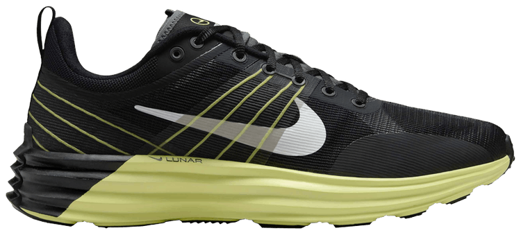 

Кроссовки Nike Lunar Roam 'Black Light Lemon Twist', черный
