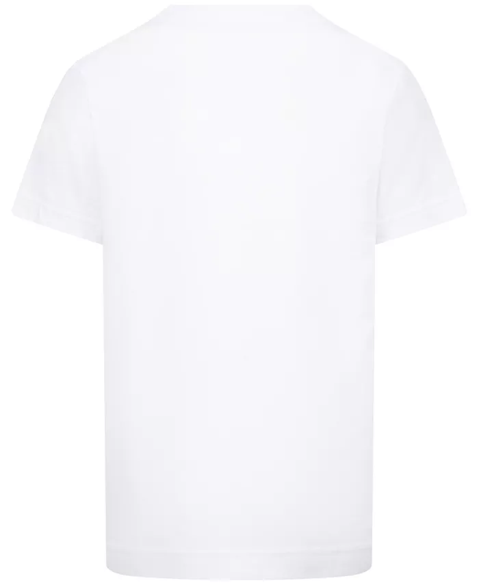 Майка с коротким рукавом Boys 2T-7 с вышивкой Jumpman Air Jordan, белый — фото 2