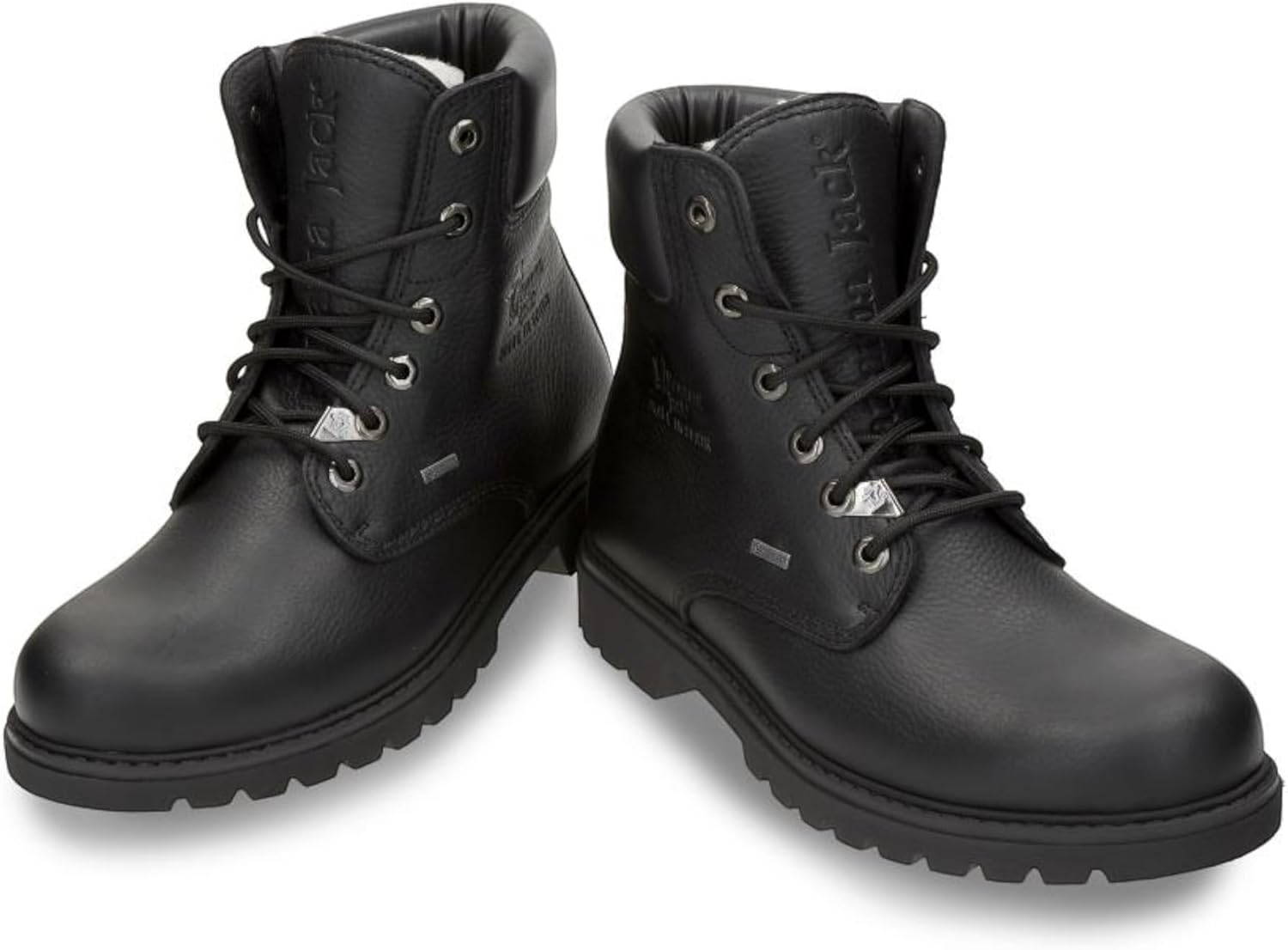 Мужские зимние походные ботинки Panama Jack 03 GTX из водонепроницаемой кожи с шерстяной подкладкой, черный — фото 3