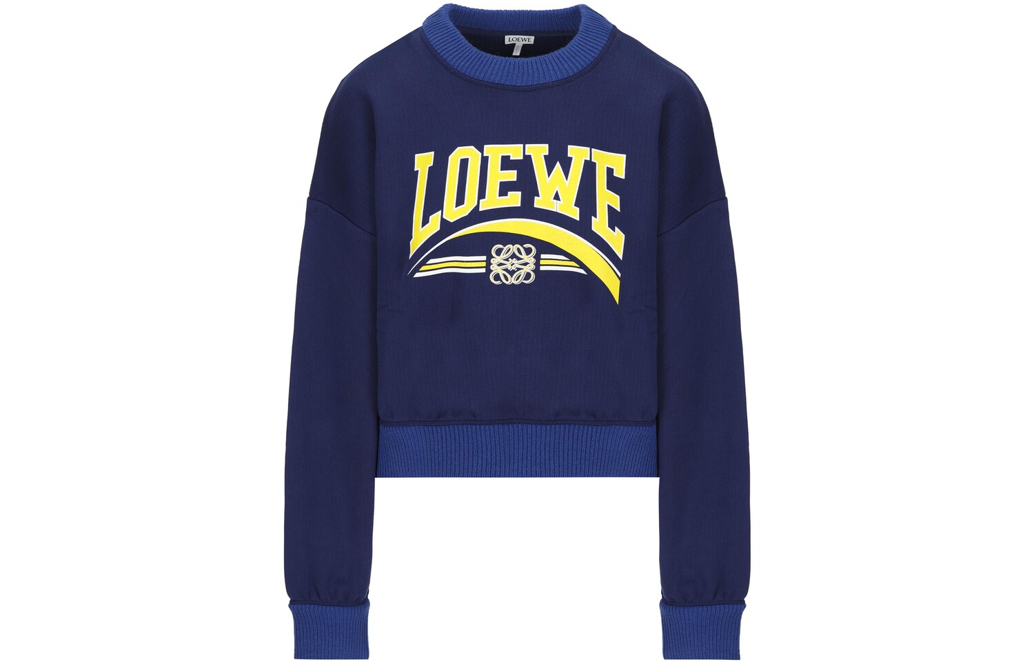 

Свитшот женский Loewe, синий / желтый