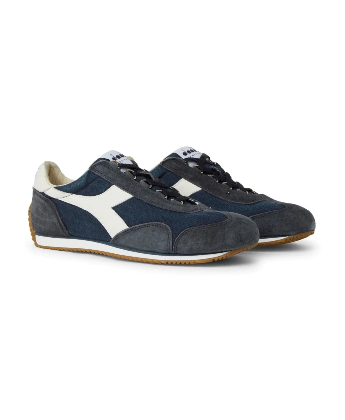 Кроссовки Canvas Heritage, цвет «каменная стирка», синий Diadora, синий — фото 2