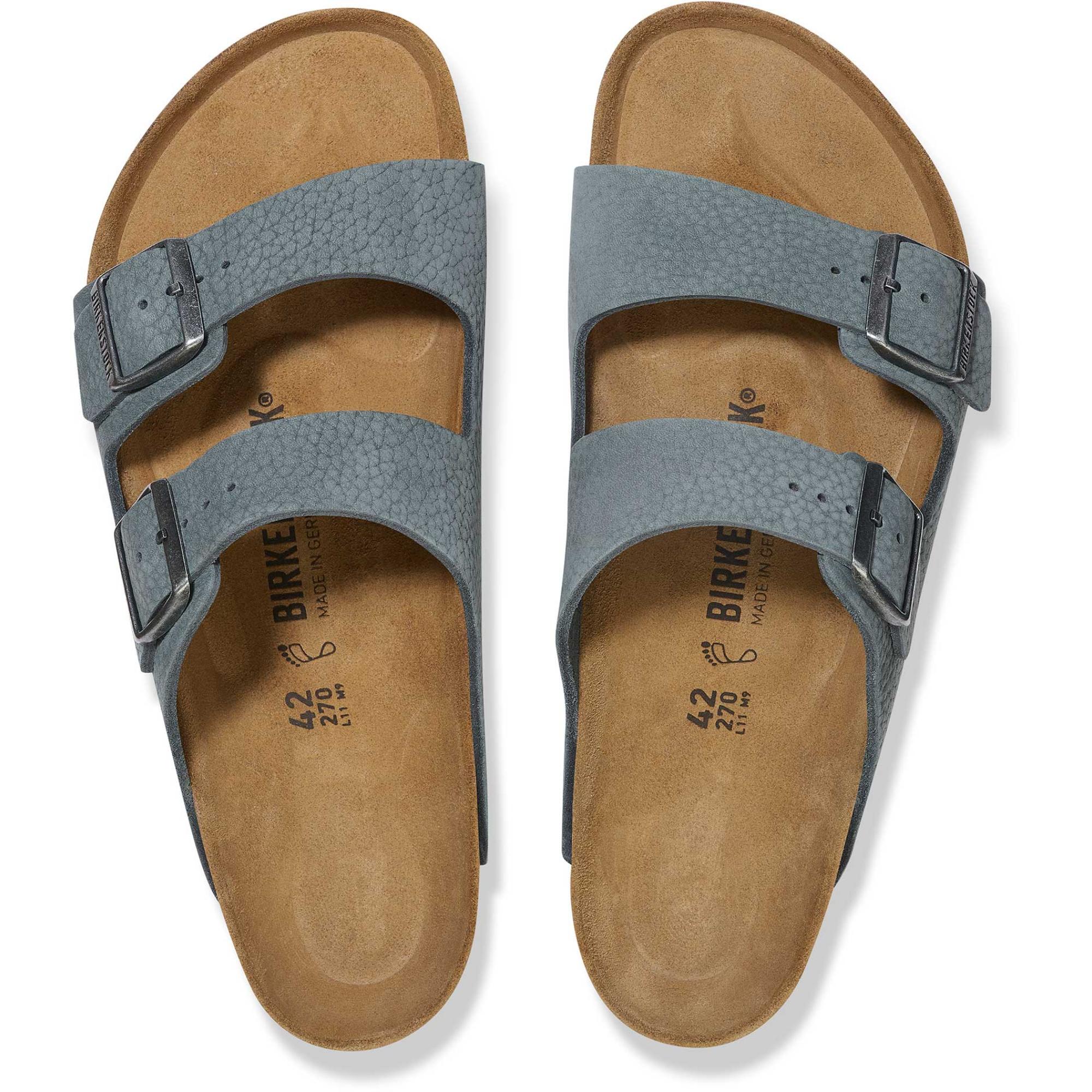 Мужские сандалии Arizona Birkenstock, Desert Buck Basalt Grey — фото 2