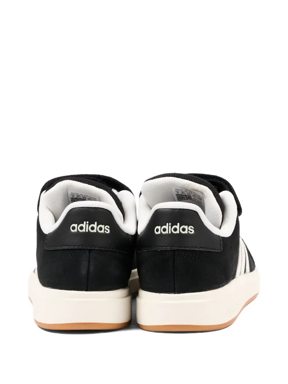 Полосатые кроссовки Adidas Kids, черный — фото 3