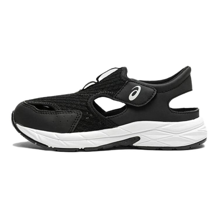 

Asics Сандалии детские RUNNING KIDS CONTEND серии с амортизацией, износостойкие, дышащие, черного и белого цвета для детей