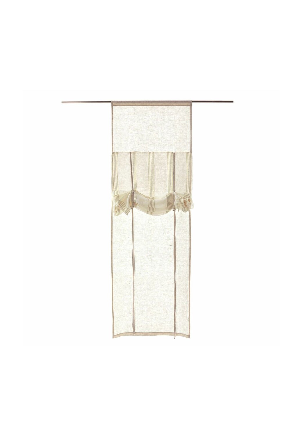 

Штора Розали бежевая Loberon, размер: ширина 60см, высота 180см.