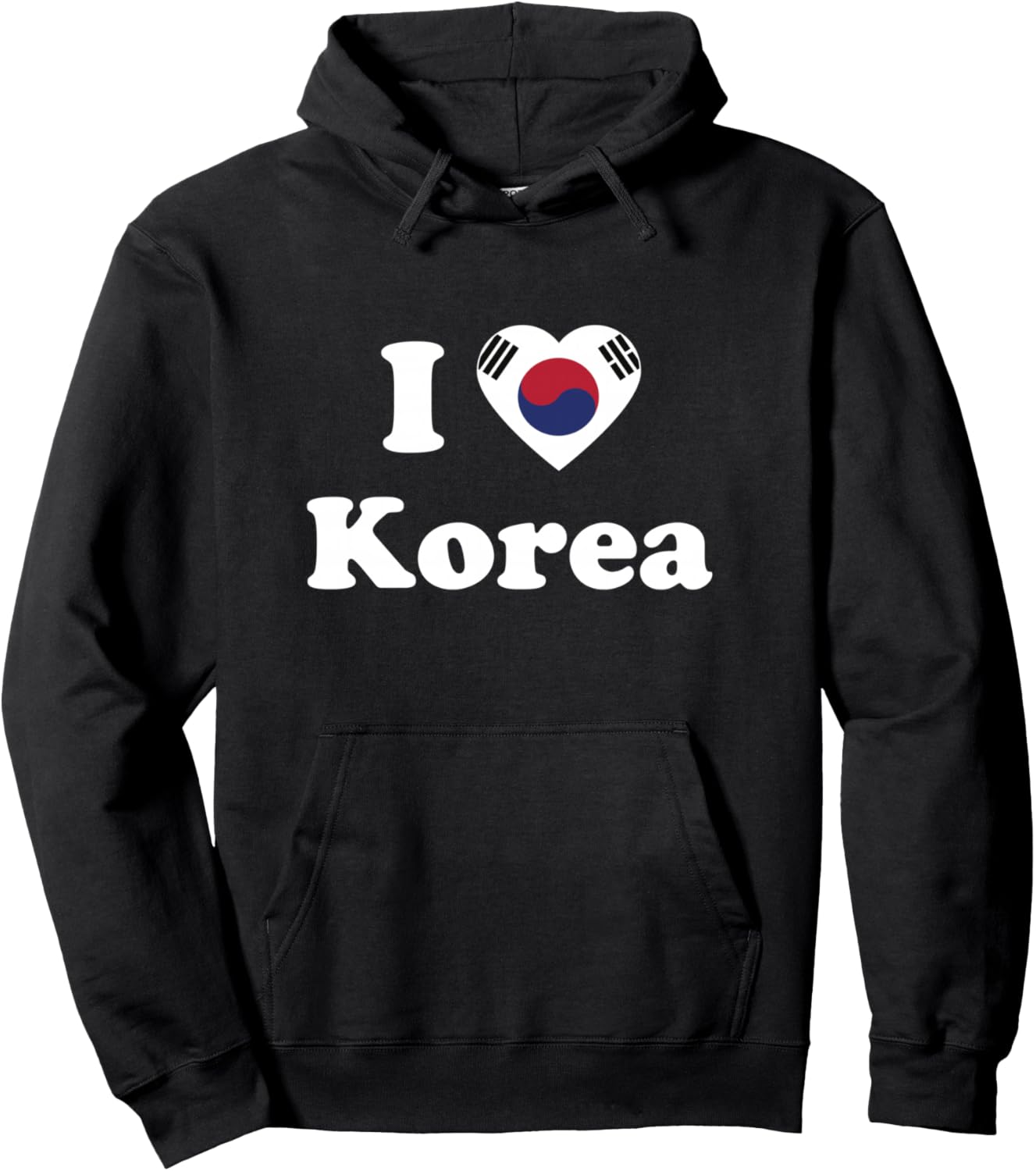 

Я люблю Корею, я люблю Корею, корейская толстовка Korea Roots National Pride, черный