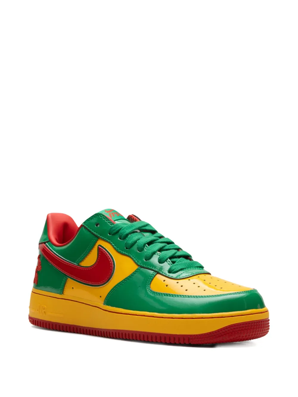 Кроссовки Air Force 1 Low Lucky Green/Mystic Red из коллаборации с Lil Yachty Concrete Boys Nike, зеленый — фото 2