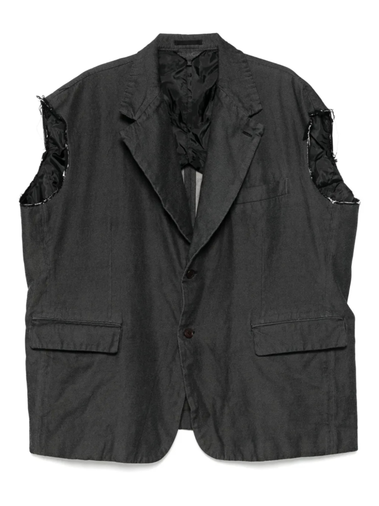 

Джинсовый жилет Black Comme Des Garçons, черный