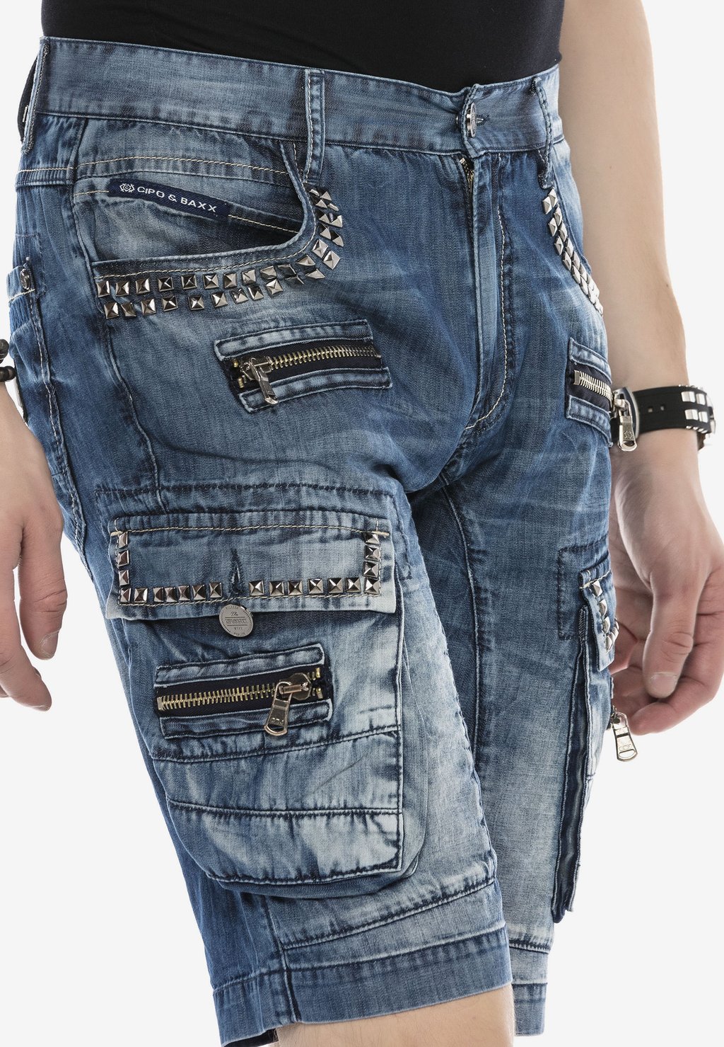 

Джинсовые шорты CASUAL ROCKER Cipo & Baxx, синий