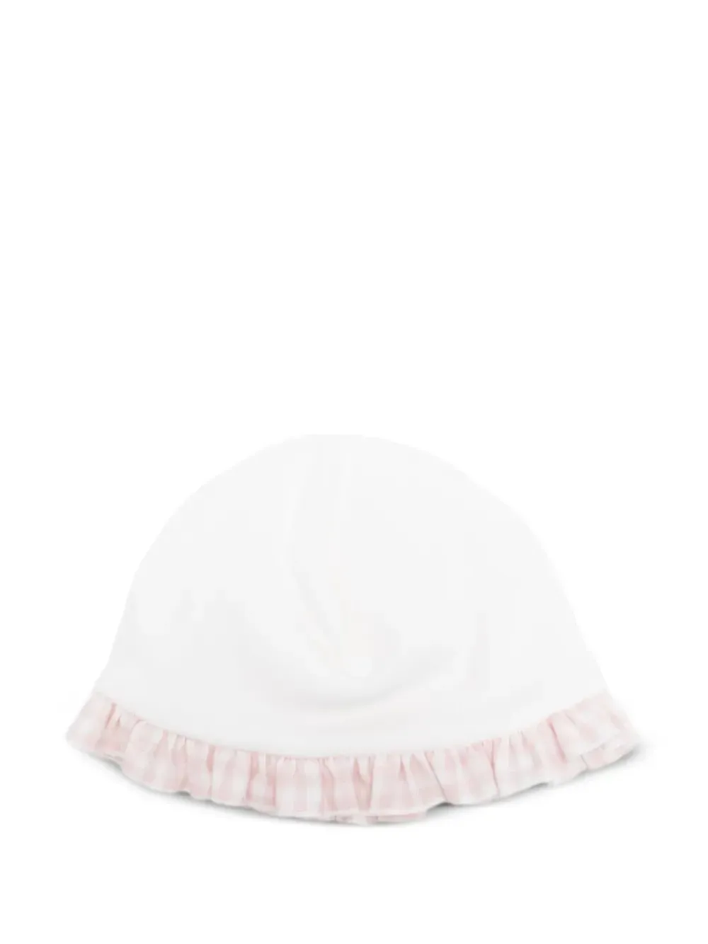 

Шляпа с оборками и отделкой в клетку “гингем” La Stupenderia, белый