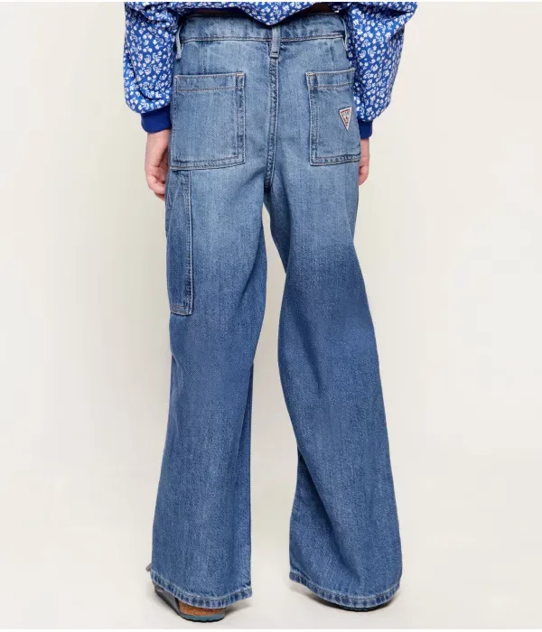 Джинсы straight fit Guess, синий — фото 3