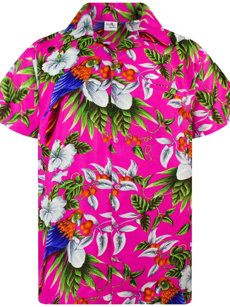 

Рубашка King Kameha Cherryparrot, розовый