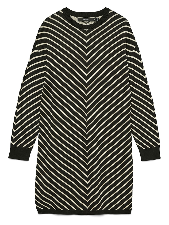 

Vero Moda Платье черного/кремового цвета